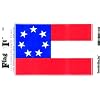 1st Confederate Heavy Duty Vinyl Bumper Sticker (3 x 5 Inches)