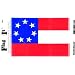 1st Confederate Heavy Duty Vinyl Bumper Sticker (3 x 5 Inches)