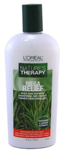 Loreal Natures Therapy Mega Relief Scalp Care Shampoo 12oz (3 Pack)