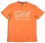 Lucky Brand Men's Sleep Crew Neck (Medium, Orange)