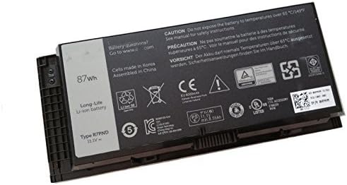 Exbay R7PND Laptop Battery (11.1V 87Wh ) for Dell Precision m4600 M4700 m6600 6700 6800 HPNYM