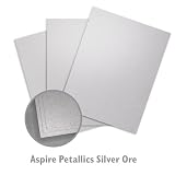 IMAGE OF ASPIRE Petallics Silver Ore Paper - 300/Carton
