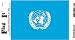 United Nations Heavy Duty Vinyl Bumper Sticker (3 x 5 Inches)