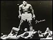Muhammad Ali Signed 16 X 20 Black And White Photo - "Ali Over Liston" - (Online Authentics)