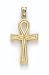14K Large Open Ankh Pendant - - GHRM2217