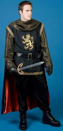 Mens Halloween Medieval Renaissance Knight Costume
