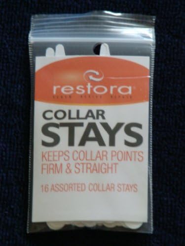 400!!! Restora Collar Stays for mens shirt stiffeners bones present birthday stocking