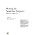 Writing for Academic Purposes―英作文を卒業して英語論文を書く