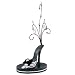 Zebra Print Shoe Jewelry Tree- Earring Holder / Organizer - Black & White