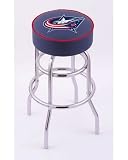 Columbus Blue Jackets Double-Ring Swivel Bar Stool