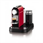 Nespresso C120-US-RE-NE CitiZ Automatic Single-Serve Espresso Maker and Milk Frother, Fire-Engine Red