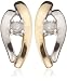 9ct Two Tone Gold AME108515 Ladies .05ct Diamond Stud Earrings
