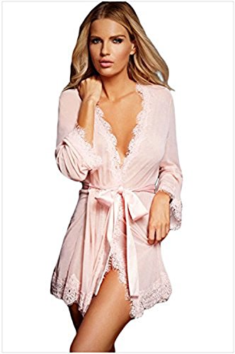 smile Fashion Temptation Lingerie sexy openwork lace nightgown thong