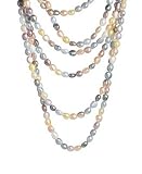 Fresh by Honora Cultured Freshwater Pearl Multicolored Strand