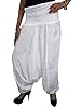 Boho Indi Pants Women's Gypsy Cotton White Boho Hippy Yoga Chic Harem Pants