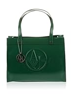 Armani Bolso asa al hombro Recto (Verde)