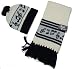 Apparel : MUSIC PRINTED SCARF AND HAT SET