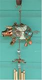 Outdoor Living : Penelope the Pig Metal Wind Chime