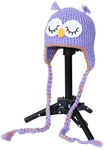 2T-4T Toddler baby owl crochet beanie handmade hat etr9