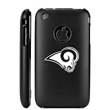Apple iPhone 3G 3GS Black Aluminum Metal Case St. Louis Rams