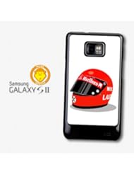 Network Media Player: Niki Lauda Helmet F1 Formula One Driver Rush case for Samsung Galaxy S2 A243 - Micro Gorilla