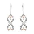 64% off Sterling Silver Infinity Dangle Earrings