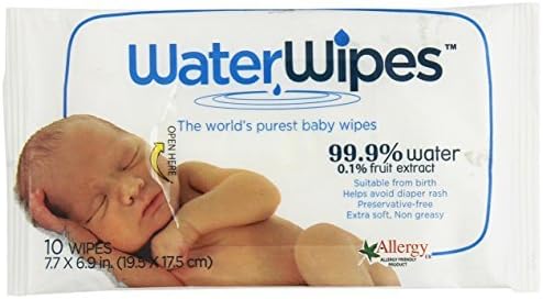 WaterWipes Baby Wipes - Unscented - 10 ct by DermaH2O