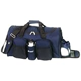 Everest S-223 Sports Duffel w Shoe Wet Dry Pocket (Price Each), Sports Duffel Bags by