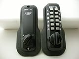 Tools & Hardware : Lockey Digital M210 Mechanical Keyless Entry Bump Proof Deadbolt Door Lock Jet Black