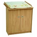 roba 6471 - Wickelkommode, Dekor Stabbuche, 2 durchgehende T�ren, 1 Einlegeboden, mit Sockel