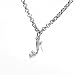 14k White Gold Diamond Anklet