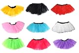 Neon Hen Fancy Dress Party UV Flo Tutu Skirt Women UK Sizes Available (6 to 10) - 10 Colours Available