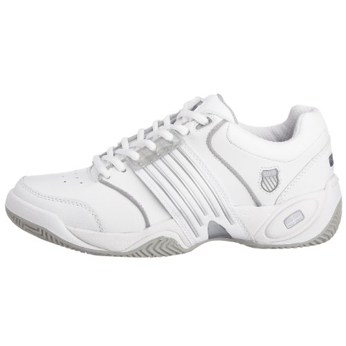 Kswiss Women's Accomplish white/silver Tennis Shoe 91805-147-M 5 UK