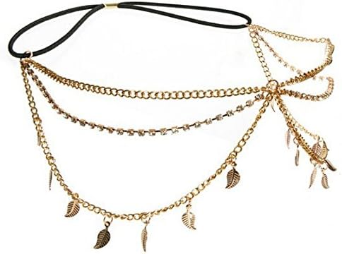 Lady Tassel Alloy Hair Band Headdress Chain Wedding Bridal Head Wear Jewelry