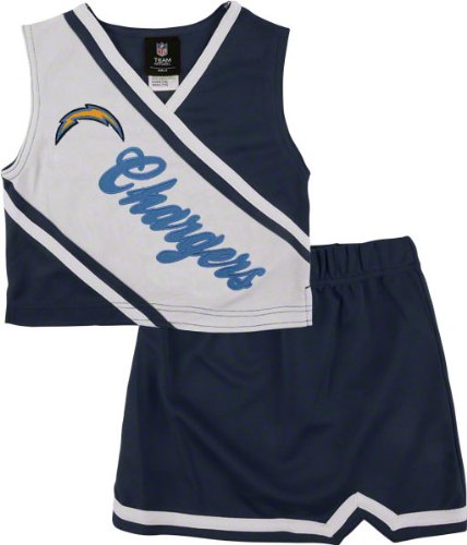 San Diego Chargers Girl's 2-Piece Cheerleader Set