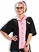 Forum Novelties Women's Flirting with The 50's Queen Pinks Bowling Shirt Costume