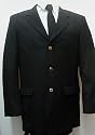 New Mens Black Blazer - Three Button, Single Breasted Suit Jacket - High Quality Sport Coat for Year Round Use!