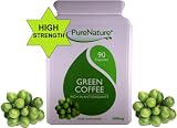 Green Coffee Bean Extract 100% Pure Highest Strength 5000mg UK Made Premium GMP Product 90 Vegetarian Capsules