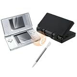 Black Skin + Stylus Touch Pen + Protector for NDS LITE Black Skin + Stylus Touch Pen + Protector for NDS LITE
