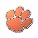 FANMATS 60518 Clemson Tigers Heavy Duty Aluminum Embossed Color Emblem, Auto Emblem Decal