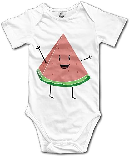 Hilal Trum Watermelon Short Sleeve Romper Play Suit Boys &amp; Girls 18 Months White