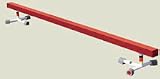 12' x 4 x 4 Blue Textured Vinyl Covered Balance Beam (12 High)