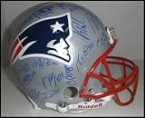 2011-2012 New England Patriots Autographed/Hand Signed Helmet