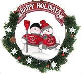 SC Sports Tampa Bay Buccaneers Team Snowman Wreath