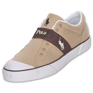 Buy POLO RALPH LAUREN Polo Gardner Mens Casual Slip-On Shoe, Khaki Brown by Polo Ralph Lauren