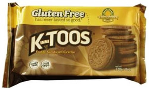Kinnitoos Cookie - Fudge Cream Sandwich Gluten Free, 8-Ounce (Pack of 3)