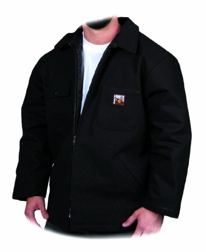 Steiner 16082 30-Inch Chore Coat,  Thermal Tuff Quilt Lined, Button, Black, Large
