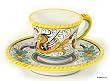 RAFFAELLESCO: Espresso cup and saucer [#006-RAF]