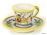 RAFFAELLESCO: Espresso cup and saucer [#006-RAF]
