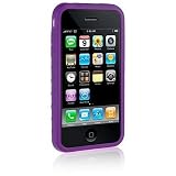 Premium Purple Rubber Silicone Skin Cover Case Cell Phone Protector for Apple iPhone 3G i-phone